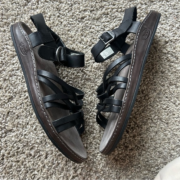 Chaco Fallon Leather Sandals - Picture 2 of 11